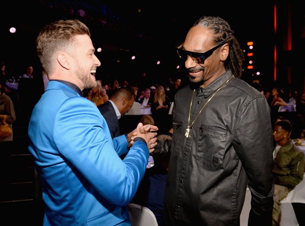 Justin Timberlake and Snoop Dog 