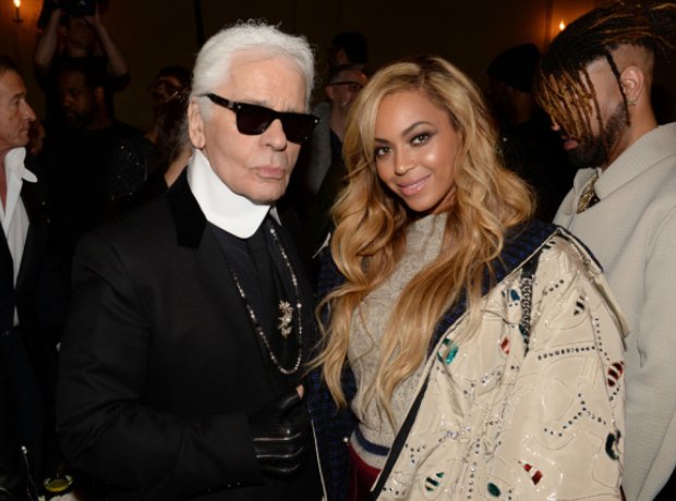 Karl Lagerfeld and Beyonce