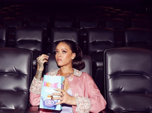 Rihanna went to see herself in new animated film 'HOME.' - 35 Pictures  You... - Capital XTRA