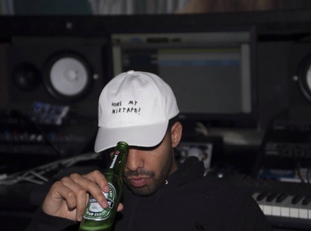 Drake in cap