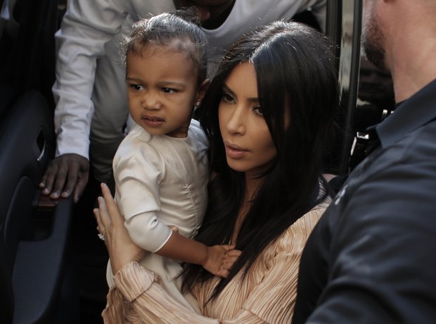 Kanye West and Kim Kardashian in Jerusalem