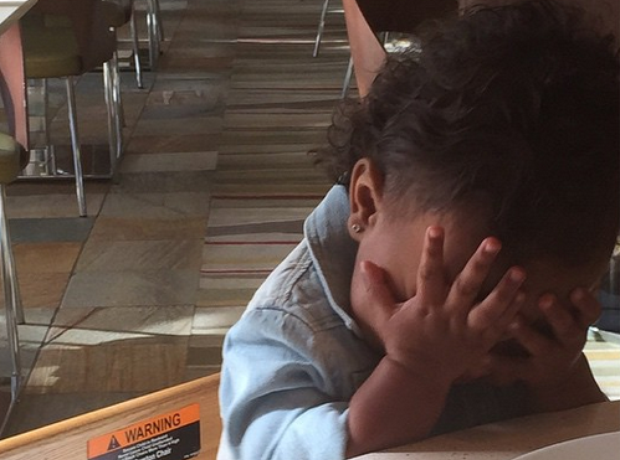 North West annoyed