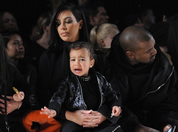 North West crying 