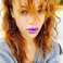 Image 10: Rihanna  purple lips