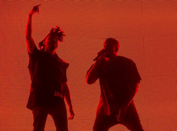 Kanye West The Weeknd Coachella 2015