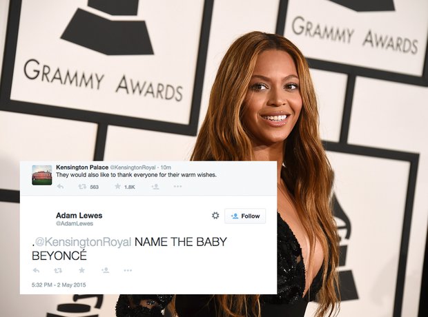 Beyonce royal baby tweets