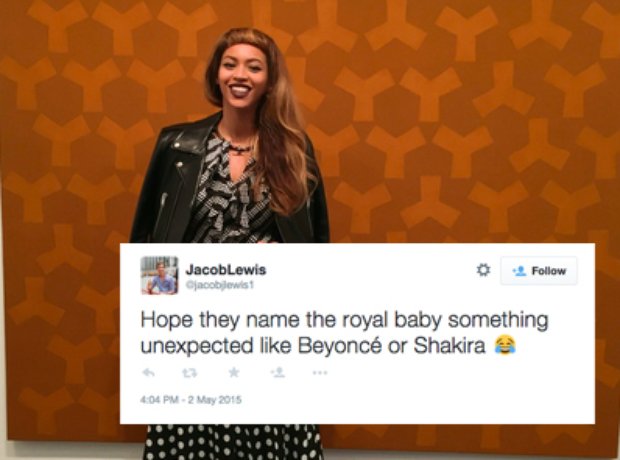 Beyonce royal baby tweets