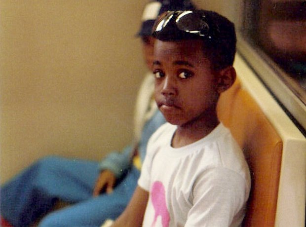 Kanye West as a Young Boy