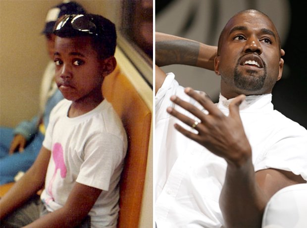 Kanye West now and then 