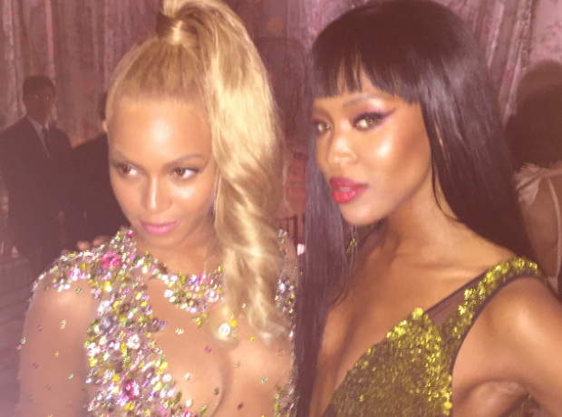 Beyonce and Naomi Campbell