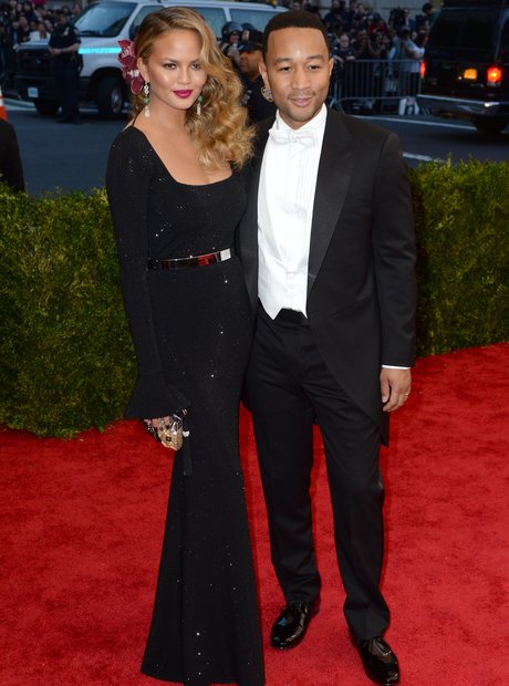 John Legend and Chrissy Teige MET Ball 2015