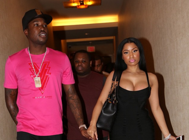 Nicki Minaj's fiance Meek Mill gives her a helping hand on New York's  sidewalks