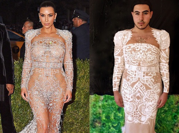 Mina Gerges Kim Kardashian Met Gala look