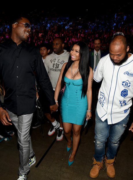 Nicki Minaj and Meek Mill Boxing Match 2015
