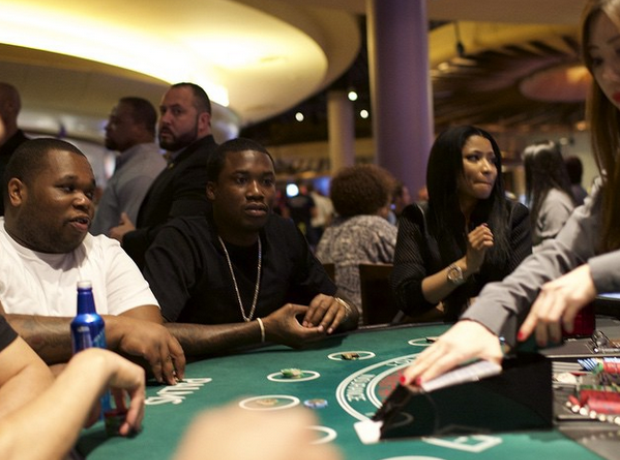 Nicki Minaj and Meek Mill Vegas