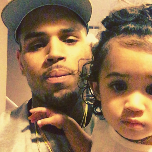 Chris Brown and daughter Royalty