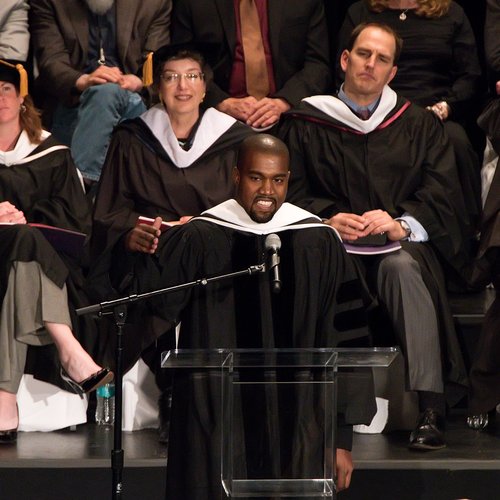Kanye West receives an honorary doctorate 