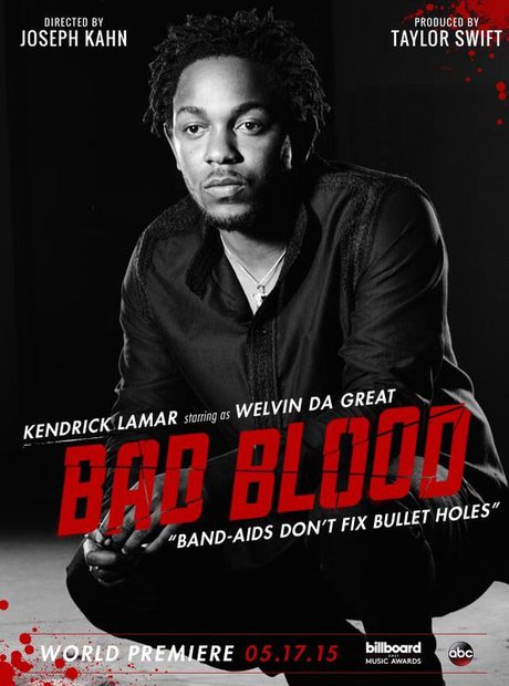 Kendrick Lamar in Taylor Swift's Bad Blood video