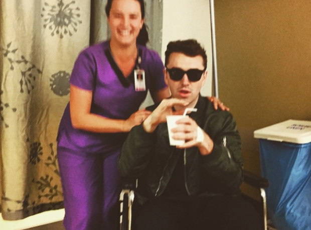 Sam Smith recovers.
