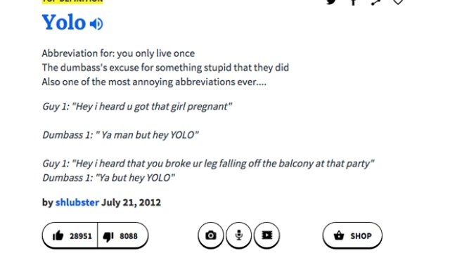 What's A Really Great Urban Dictionary Definition That Made You LOL?