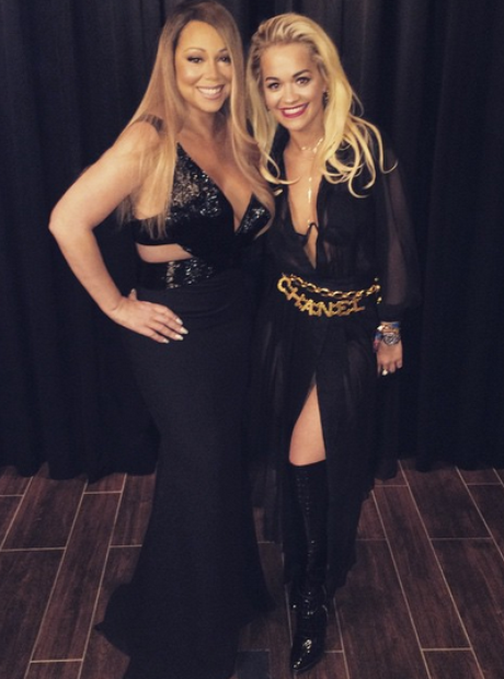 Rita Ora Mariah Carey Billboard Music Awards 2015