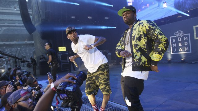 Chris Brown 50 Cent Summer Jam 2015 