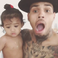 Image 1: Chris Brown and Royalty instagram 