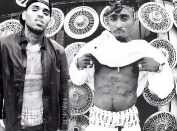 Chris Brown and Tupac