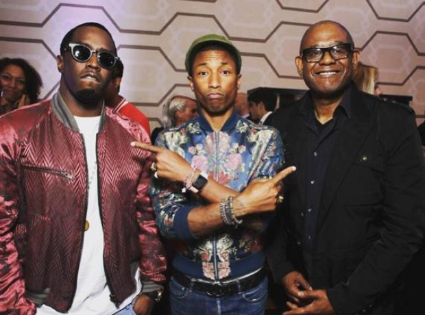 Diddy Pharrell Forest Whitaker