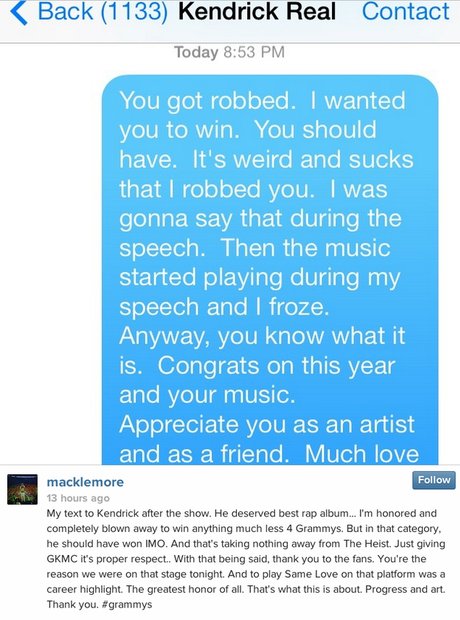 kendrick lamar macklemore text