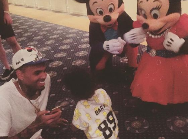 Chris Brown Royalty and Disney Land