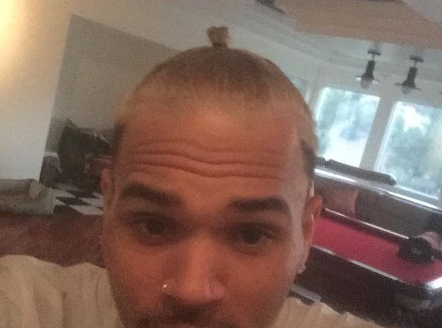 Chris Brown's New Pale Hair