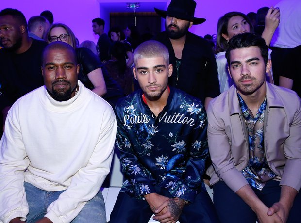 Kanye West, Zayn Malik and Joe Jonas