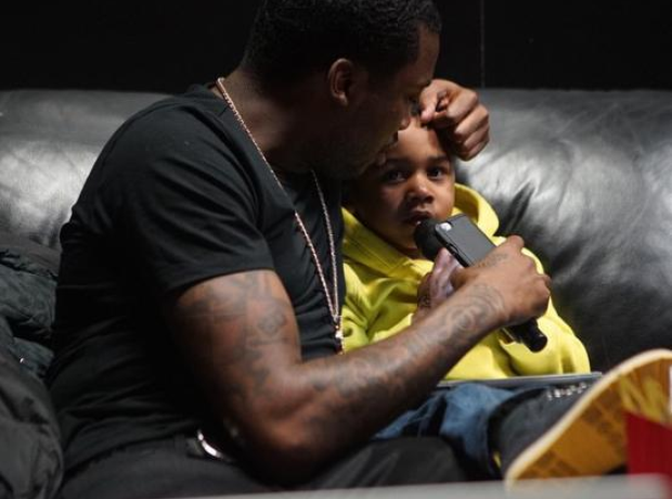 Meek Mill and his son