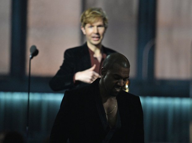 Kanye West and Beck Grammys