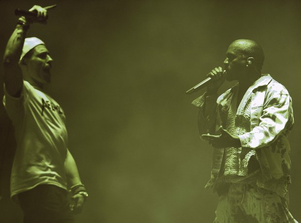 Kanye West Invader Glastonbury 2015