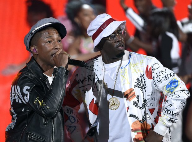 Pharrell and Sean 'Diddy' Combs BET Awards 2015