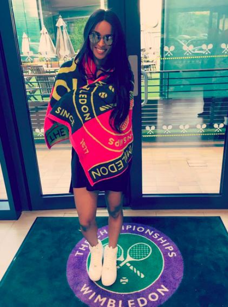 Ciara at Wimbledon 