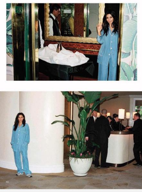 Kim Kardashinan Pjamas Vouge Outakes