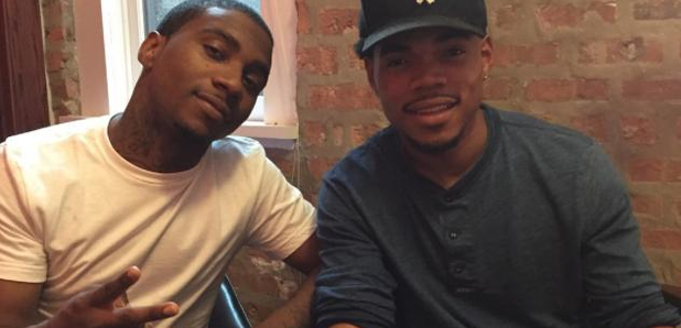 Chance The Rapper sitting next to Lil B