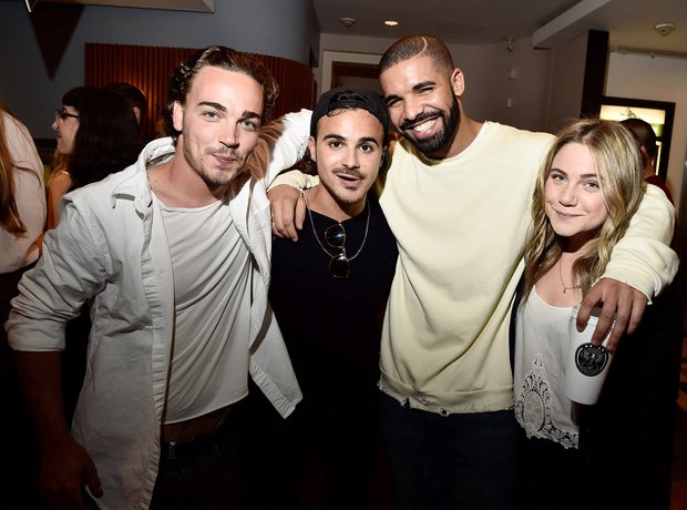 Drake and 'Degrassi' Stars