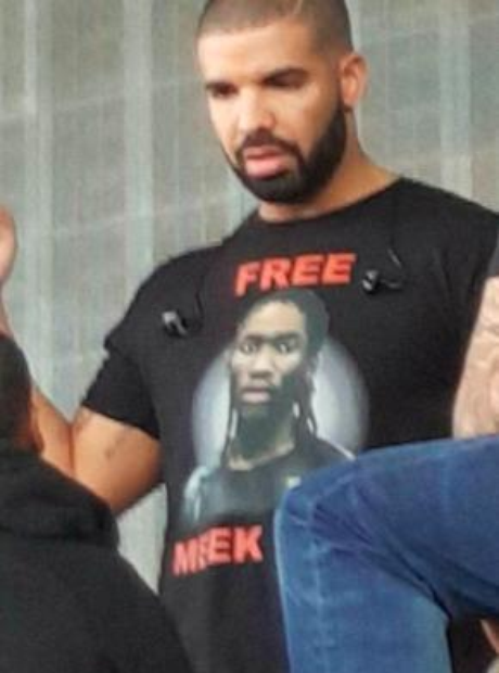 Drake Free Meek Mill t-shirt OVO Fest 2015