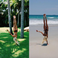 Image 2: Pia Mia doing a Handstand Holiday 