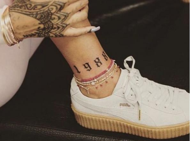 Rihanna New '1988' Tattoo 