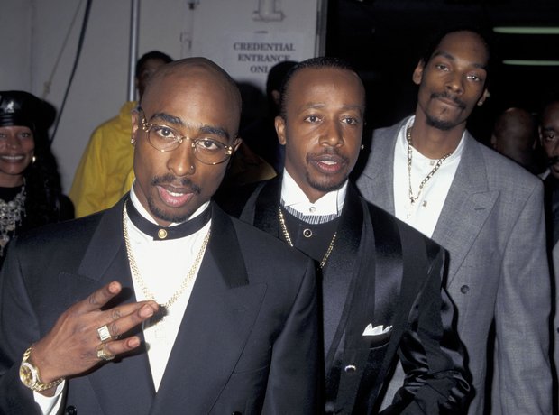 Tupac Shakur and M.C. Hammer and Snoop Dogg
