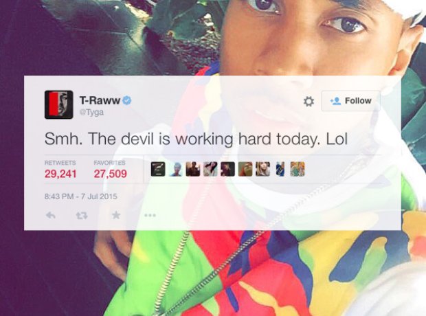 Tyga address transgender rumours