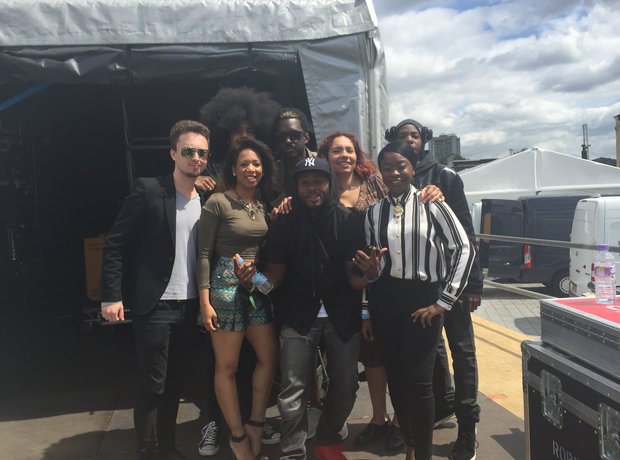 British Summer Time Festival Backstage