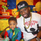 Image 9: 50 Cent and son at birthday party