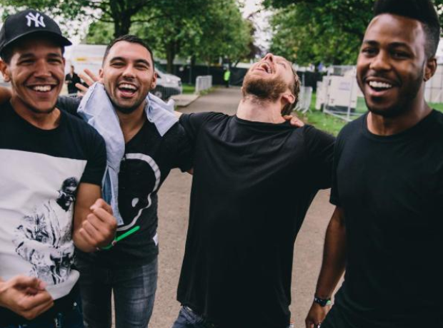 Calvin Harris The Disciples laughing