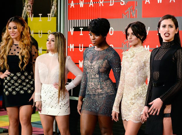 Fifth Harmony arrive at the MTV VMAs 2015